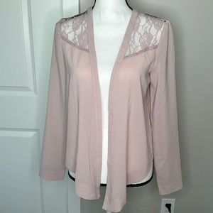 Wild Pearl Lace Polyester Blazer